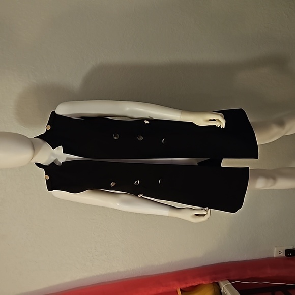 CALVIN KLEIN Black Topper Uniform Suit Vest Small - Picture 3 of 12